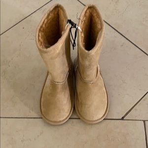 COPY - Light Brown Cozy Kids Boots size 12